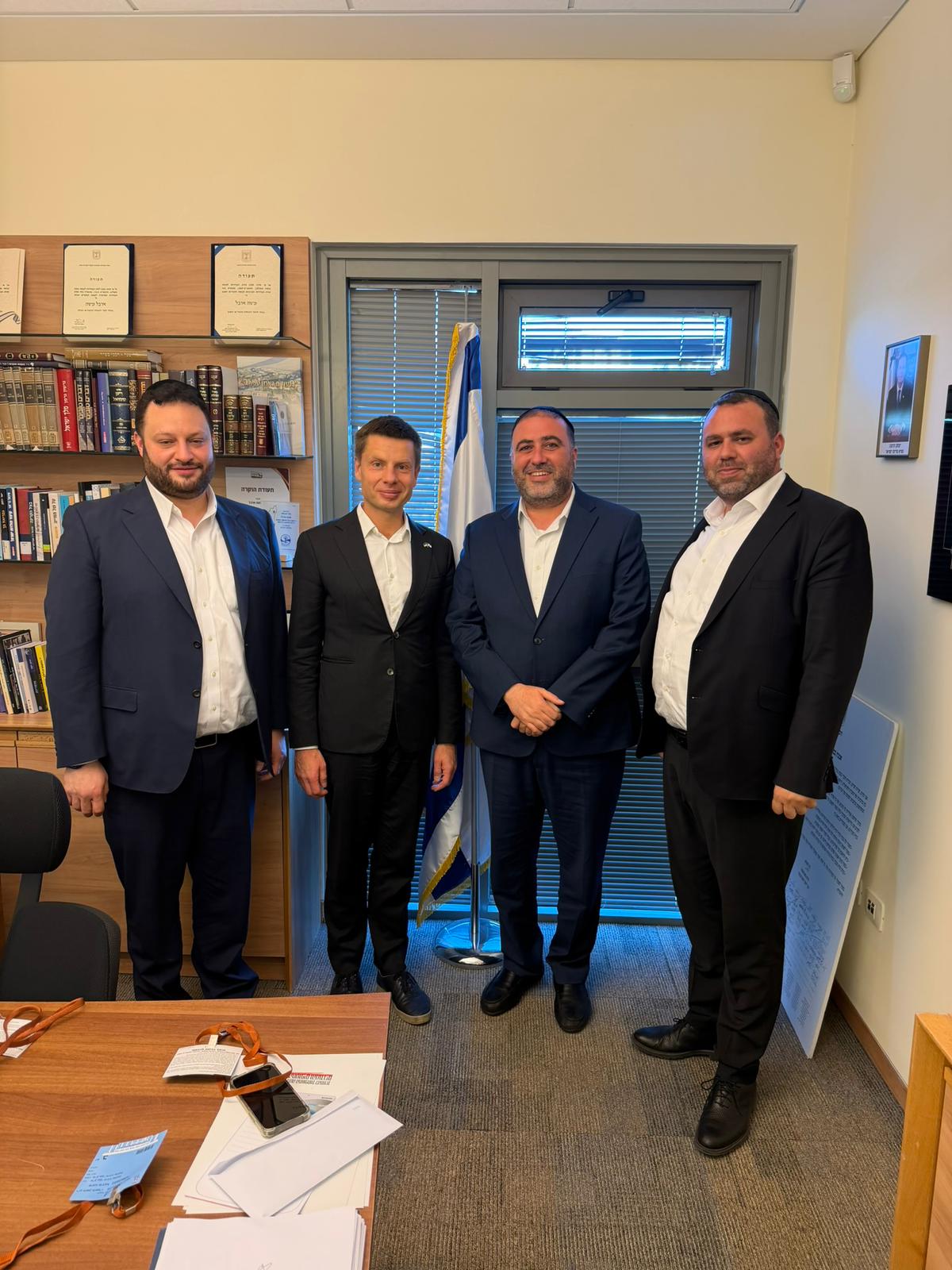 חבר הפרלמנט האוקראיני שתומך בישראל הגיע לביקור מיוחד: זה הנושא עליו דיברו