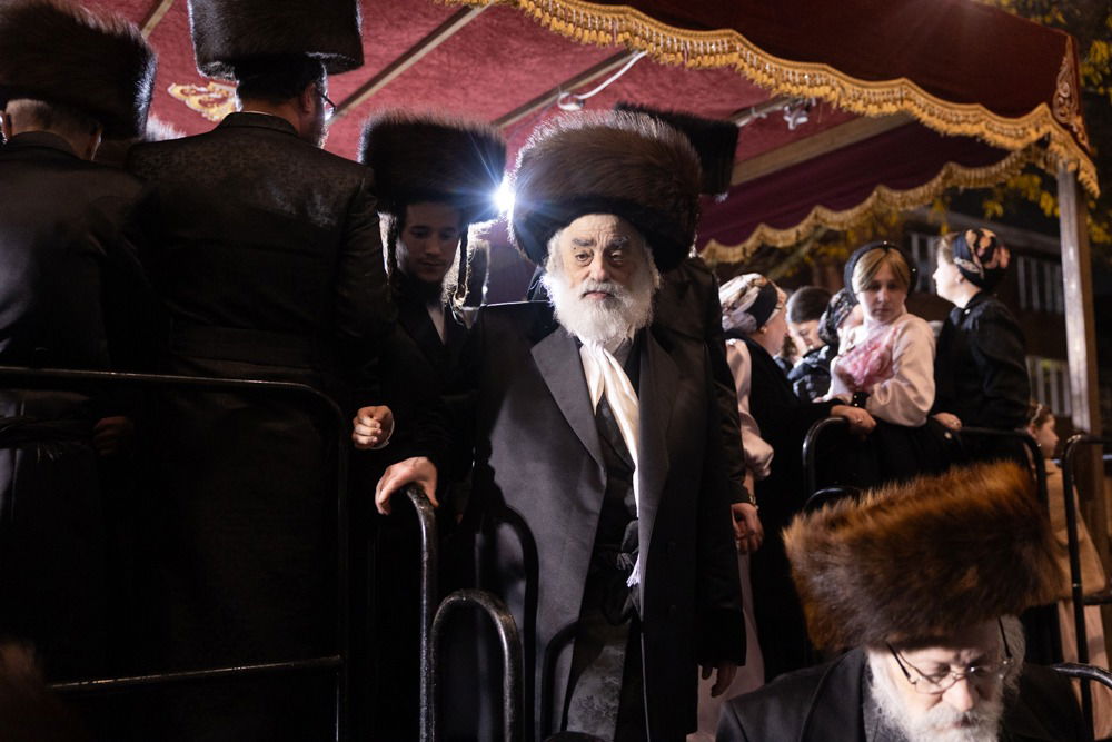 האדמו"ר מויז'ניץ ירושלים בשמחה