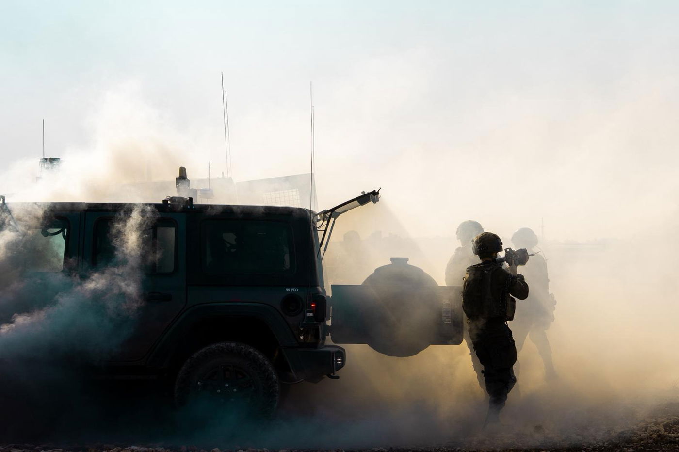 פעילות כוחות היבשה בתרגיל הדו-אוגדתי בפיקוד המרכז