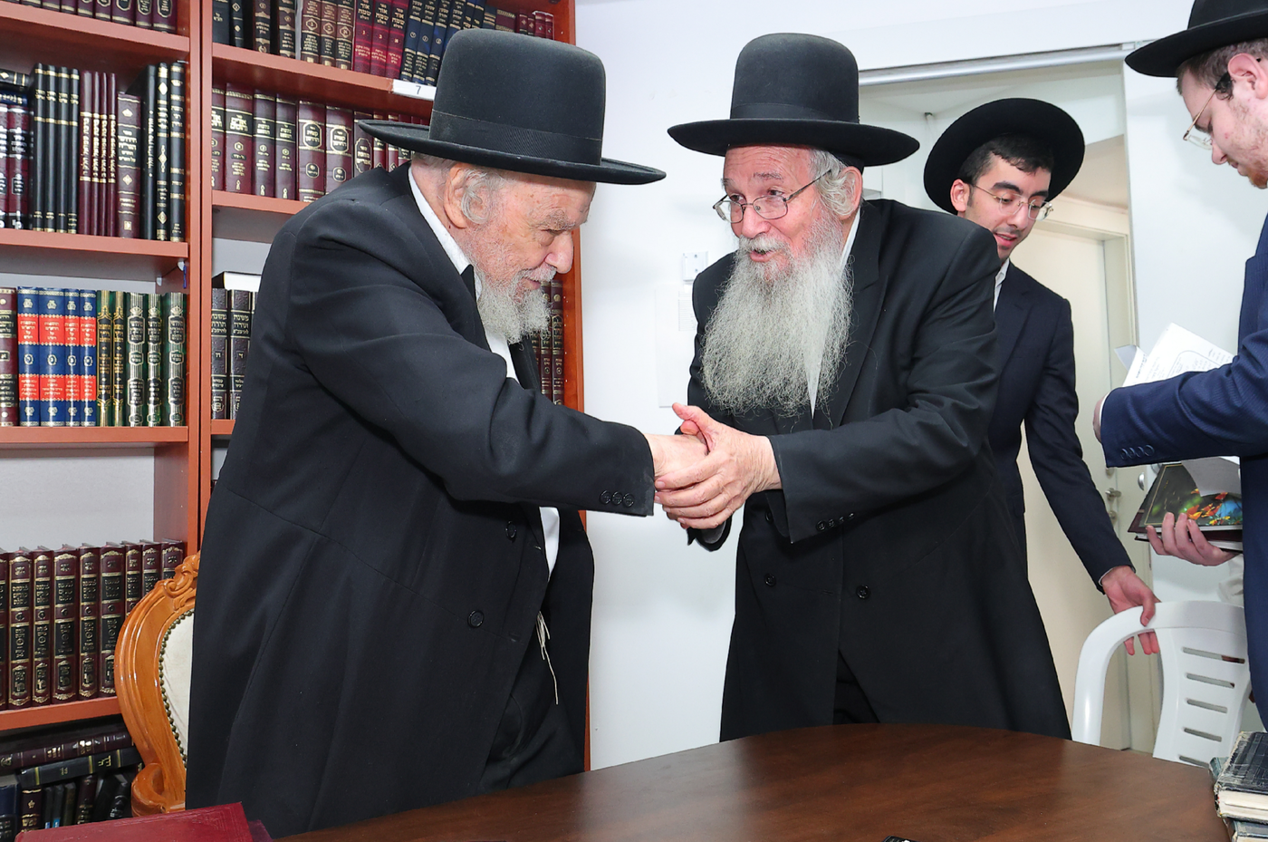 הגאון ר' משה דוד ליפקוביץ בביקור אצל הגרמ"ה הירש