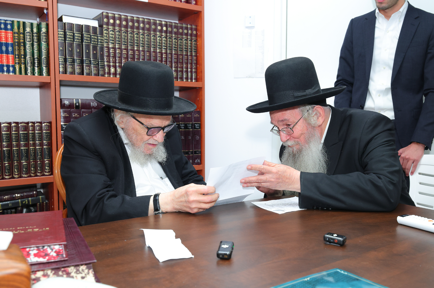 הגאון ר' משה דוד ליפקוביץ בביקור אצל הגרמ"ה הירש