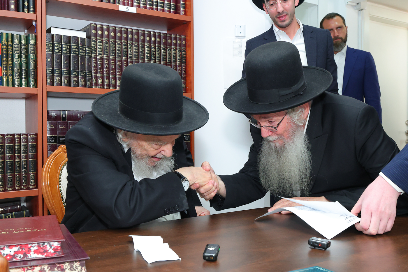 הגאון ר' משה דוד ליפקוביץ בביקור אצל הגרמ"ה הירש