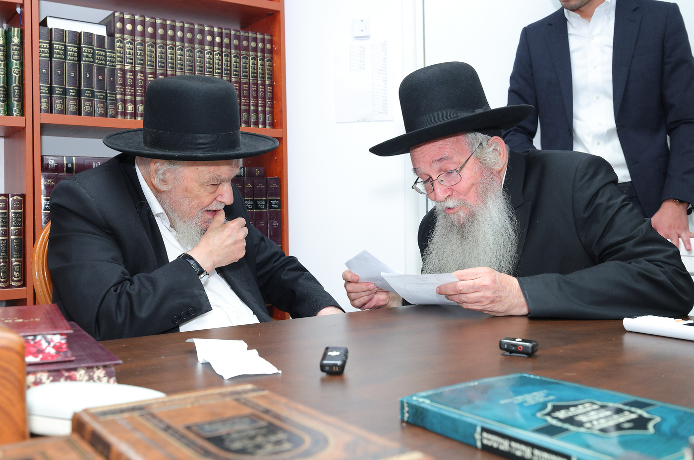 הגאון ר' משה דוד ליפקוביץ בביקור אצל הגרמ"ה הירש