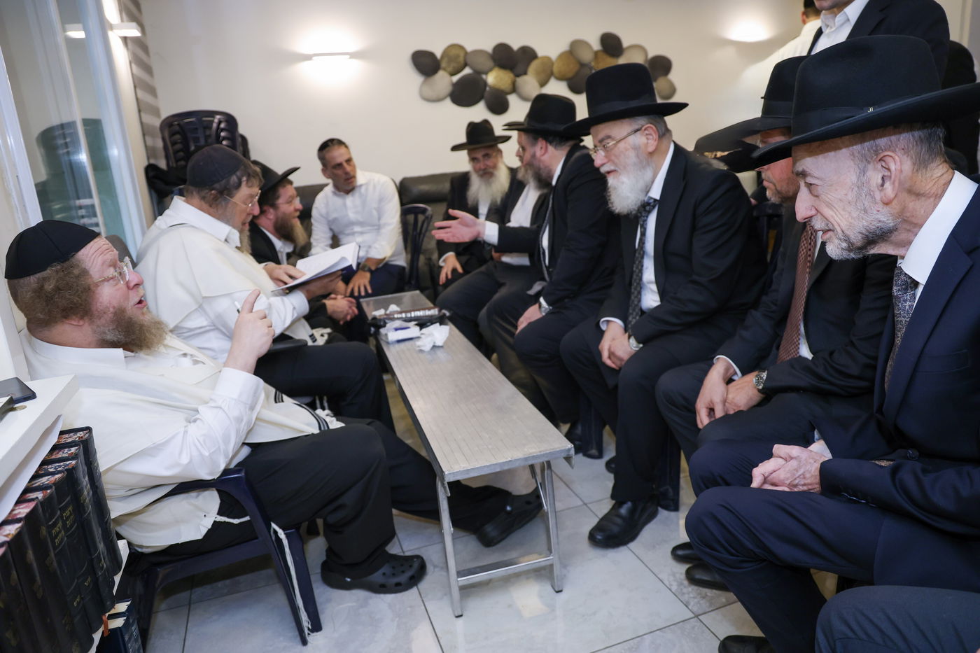 ניחום אבלים אצל הגרש"ב סורוצקין