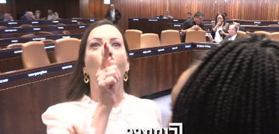 מהומה: הח"כית הערבית הגיבה לפרשת הפצ"רית, גוטליב נעמדה מולה