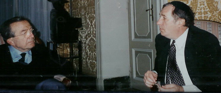 פגישת גרינוולד עם ראש ממשלת איטליה ג'וליו אנדראוטי בנוגע לנסיעתו הקרובה ללוב כדי להיפגש עם נשיא לוב מועמר קדאפי