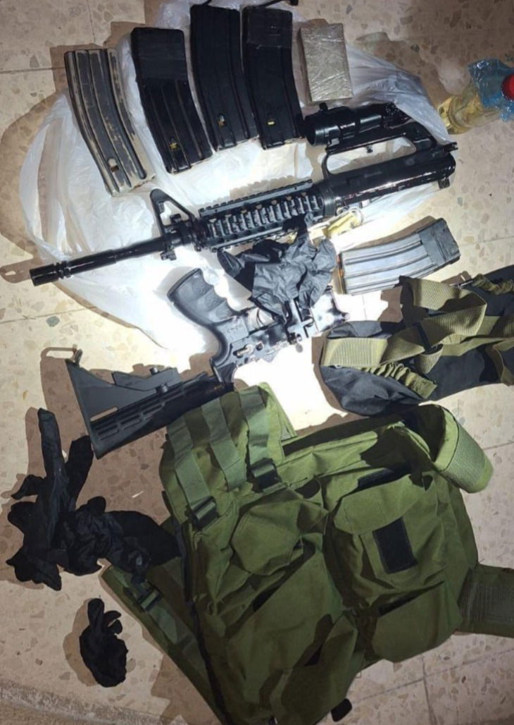 אמצעי הלחימה שנמצאו