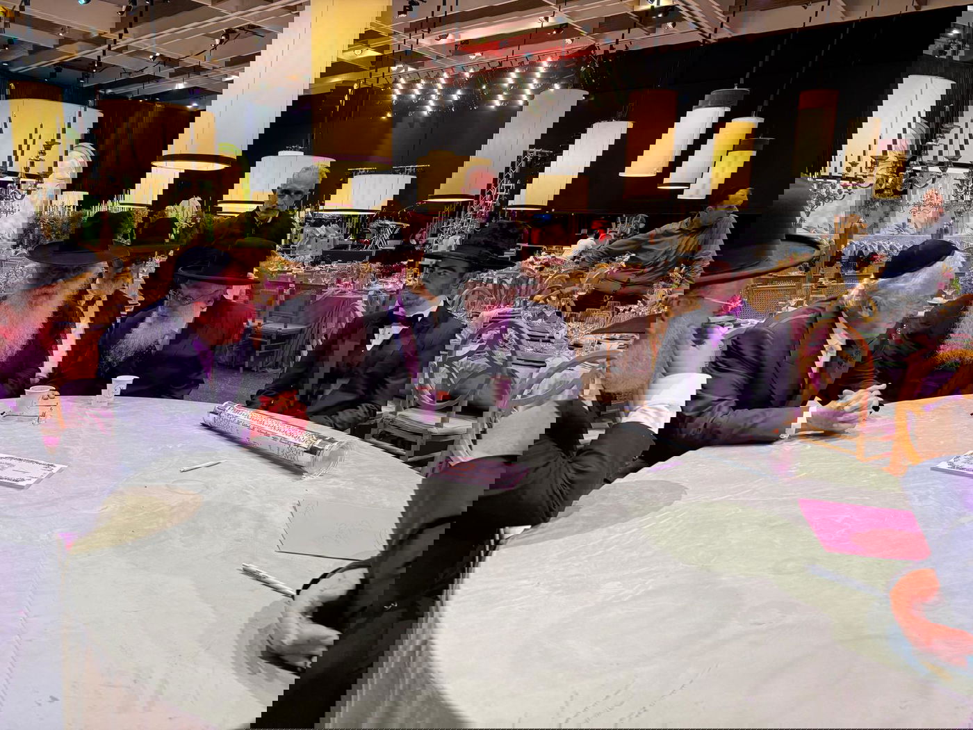 שמחת נישואי נכדו של האדמו"ר רבי דוד חנניה פינטו