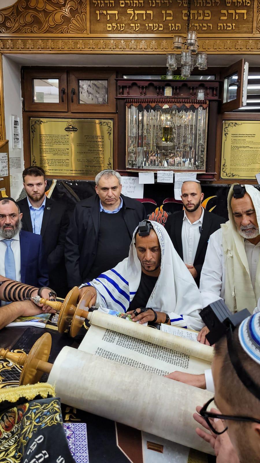 "מי שבירך מיוחד" | כך התקבל השר זאב אלקין באומן