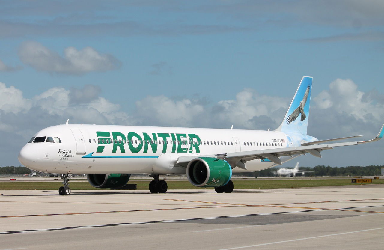 מטוס של Frontier Airlines