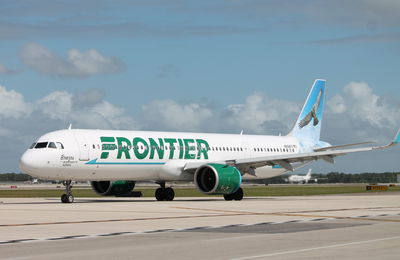 מטוס של Frontier Airlines