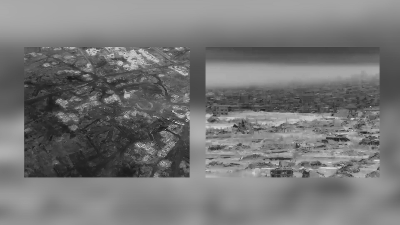 תיעוד מטורף מהאוויר ומהקרקע: כך הושמדה המנהרה בה נפלו הלוחמים הי"ד 