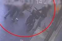 הגנב יצא עם 800,000$ - חבילות השטרות נפלו מהאופניים | ומי נחלץ לעזרתו? תיעוד משעשע