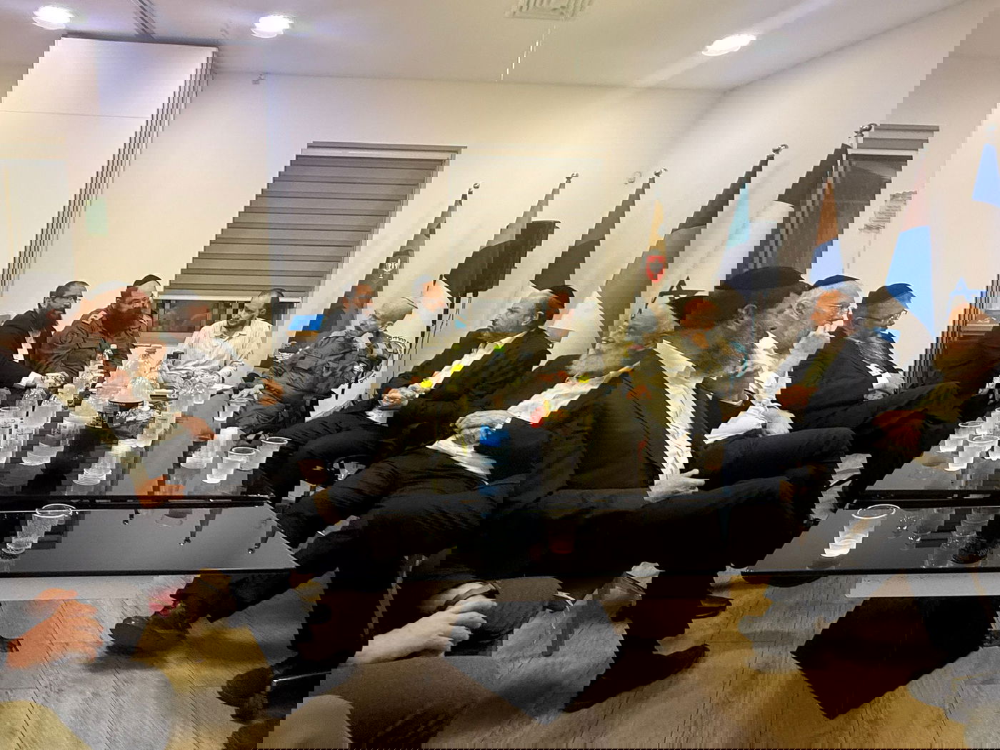 תת־אלוף שי טייב בפגישה עם רבני העמותה