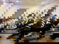 תת־אלוף שי טייב בפגישה עם רבני העמותה