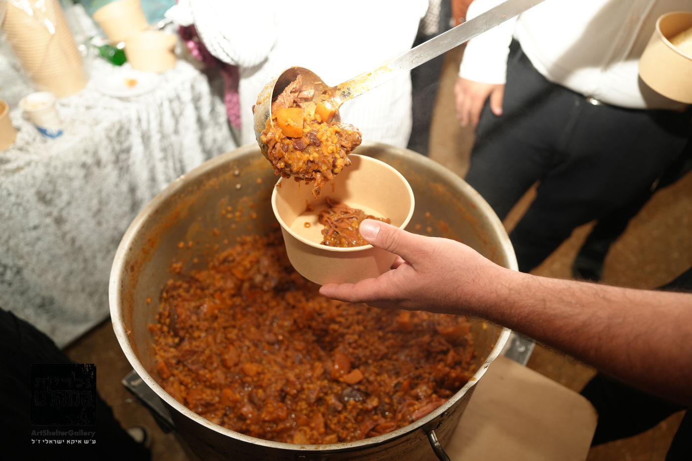 טשולנט שתרמה החממה החברתית "צ'ונטיה" מהגן הבוטני בירושלים בערב ההשקה