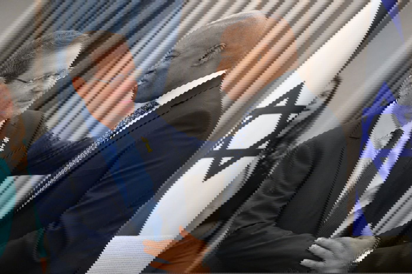 נשיא המדינה בפגישתו עם ראש עיריית ניו יורק היוצא אריק אדמס