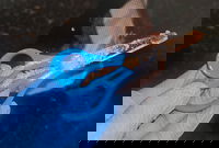 הסכין שנתפסה על ידי השוטרים באמצעותה דקר החשוד את הקורבן