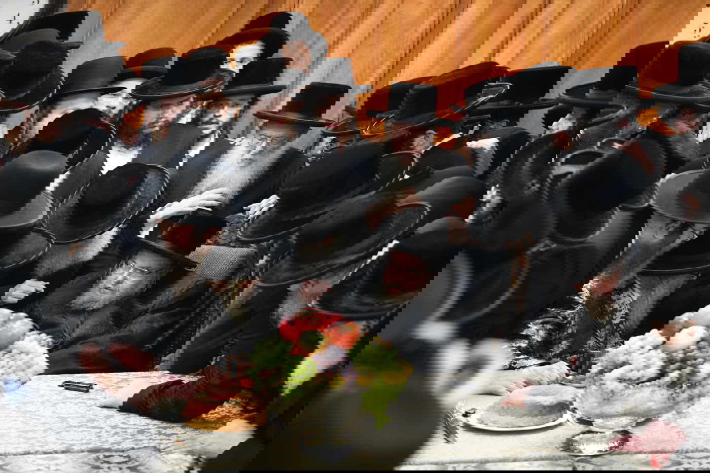 האדמו"ר מסאטמר בביקור אצל האדמו"ר מבעלזא