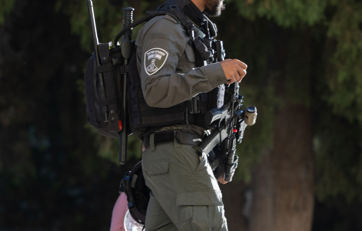 שוטר מג"ב | אילוסטרציה, למצולם אין קשר לכתבה