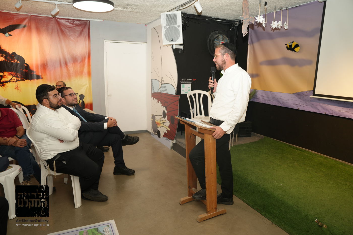 רבי רפאל קוק, חתנא דבי נשיאה לגה"צ רבי דב קוק בערב ההשקה לספר 'המקומות הנדירים הקדושים והרטובים בארץ ישראל' בערב ההשקה