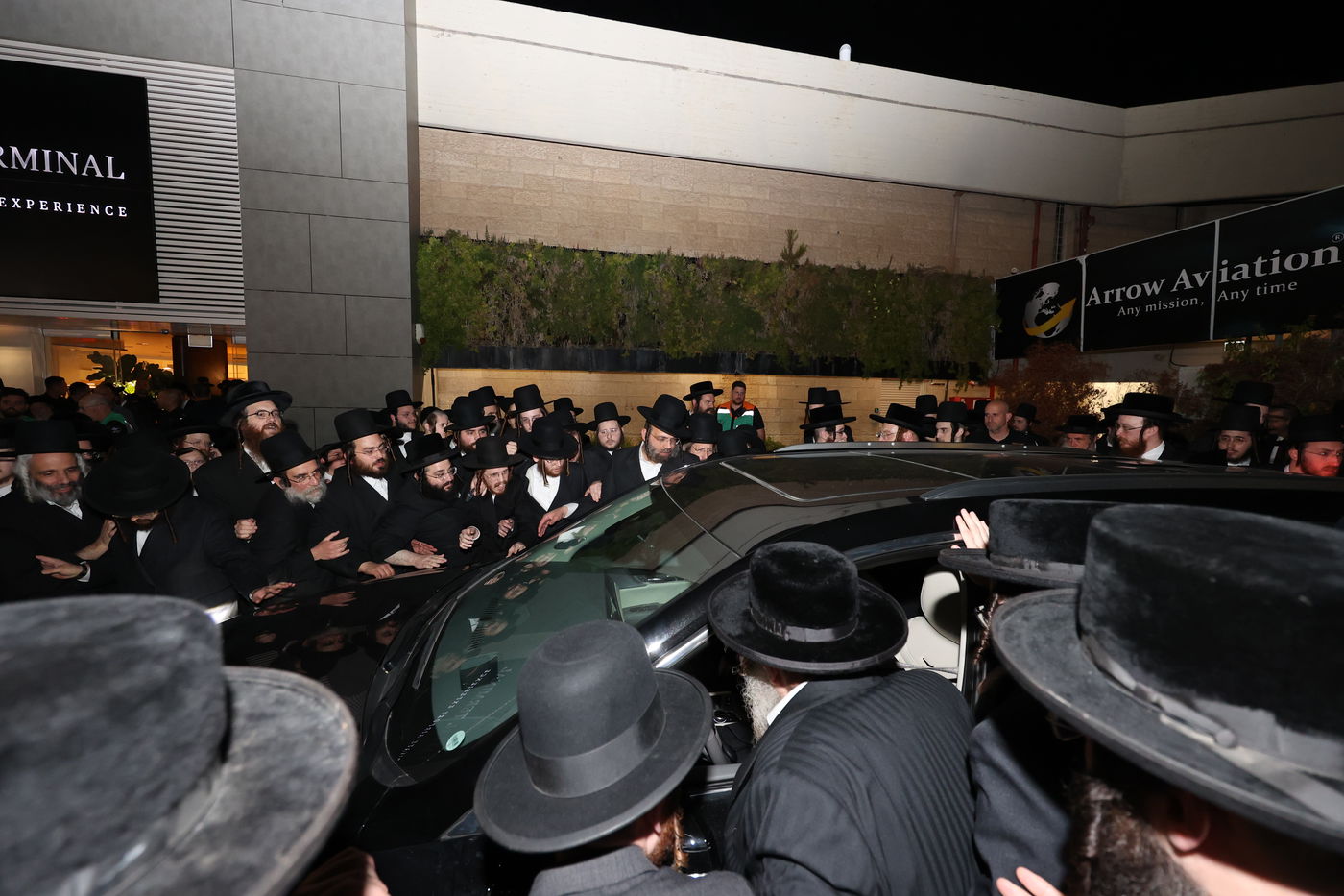 האדמו"ר מסאטמר בהופעתו בשערי ארצנו הקדושה