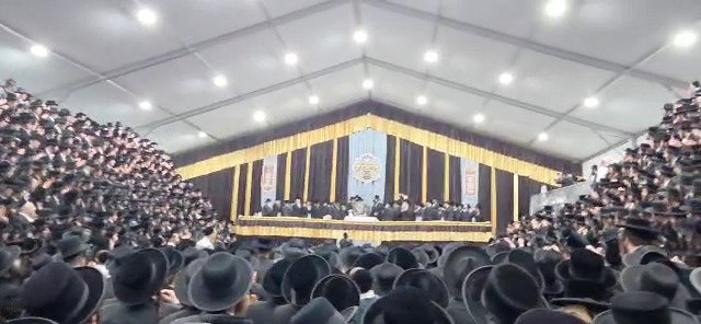 מעמד קבלת פנים לאדמו"ר מסאטמר בירושלים