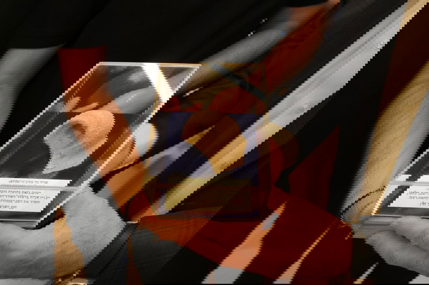 שורד השבי שגב כלפון בכותל המערבי