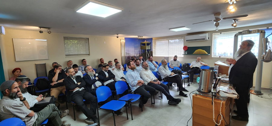 הרב מנחם בורשטין בכנס