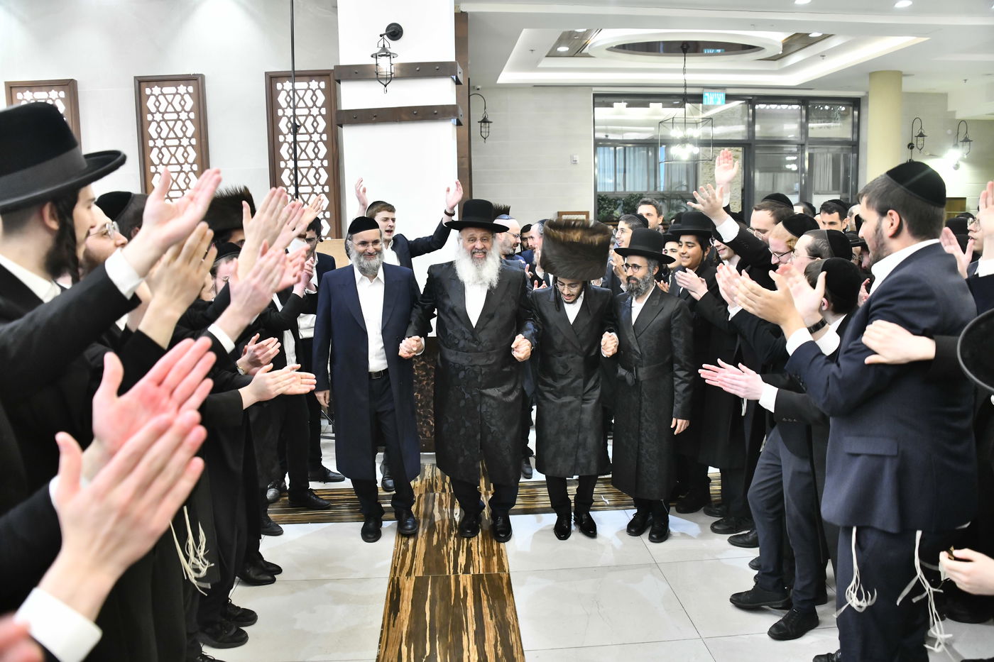 שמחת נישואי נכד הגה"ח ר' עוזיהו אלכורת