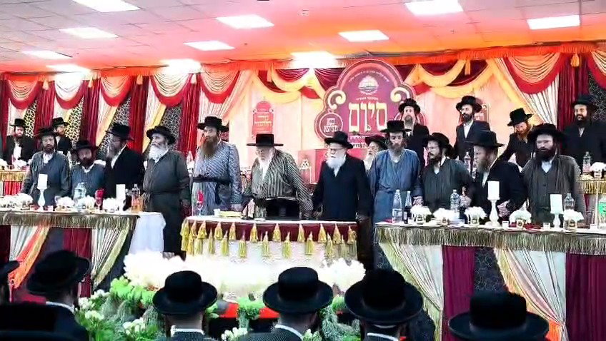 סיום מסכת בישיבת 'תולדות אהרן' באלעד