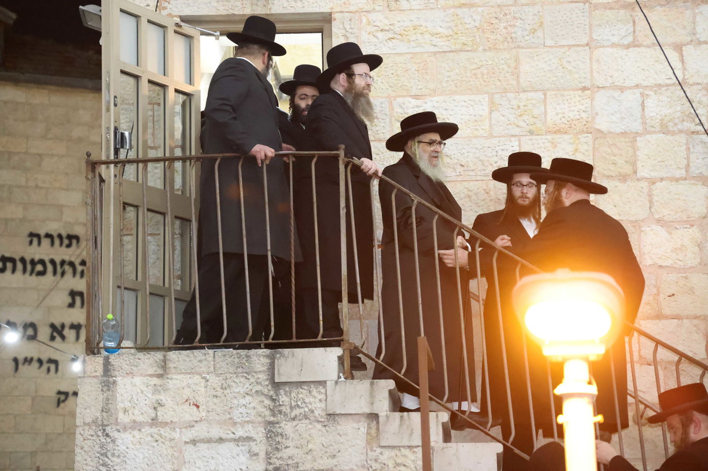 האדמו"ר מסאטמר בביקור בכולל "שומרי החומות" בירושלים