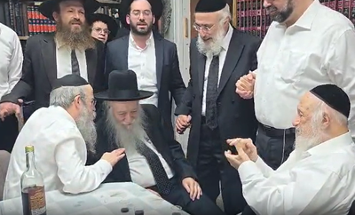 המנצח - הרב אליעזר כהנמן, עלה לחגוג את הניצחון הגדול עם ראש הישיבה | צפו