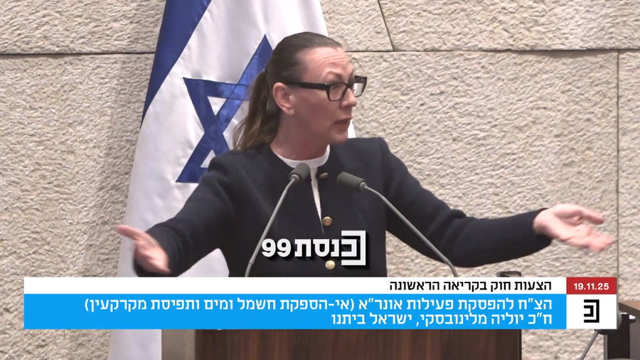 יוליה מלינובסקי יוזמת החוק