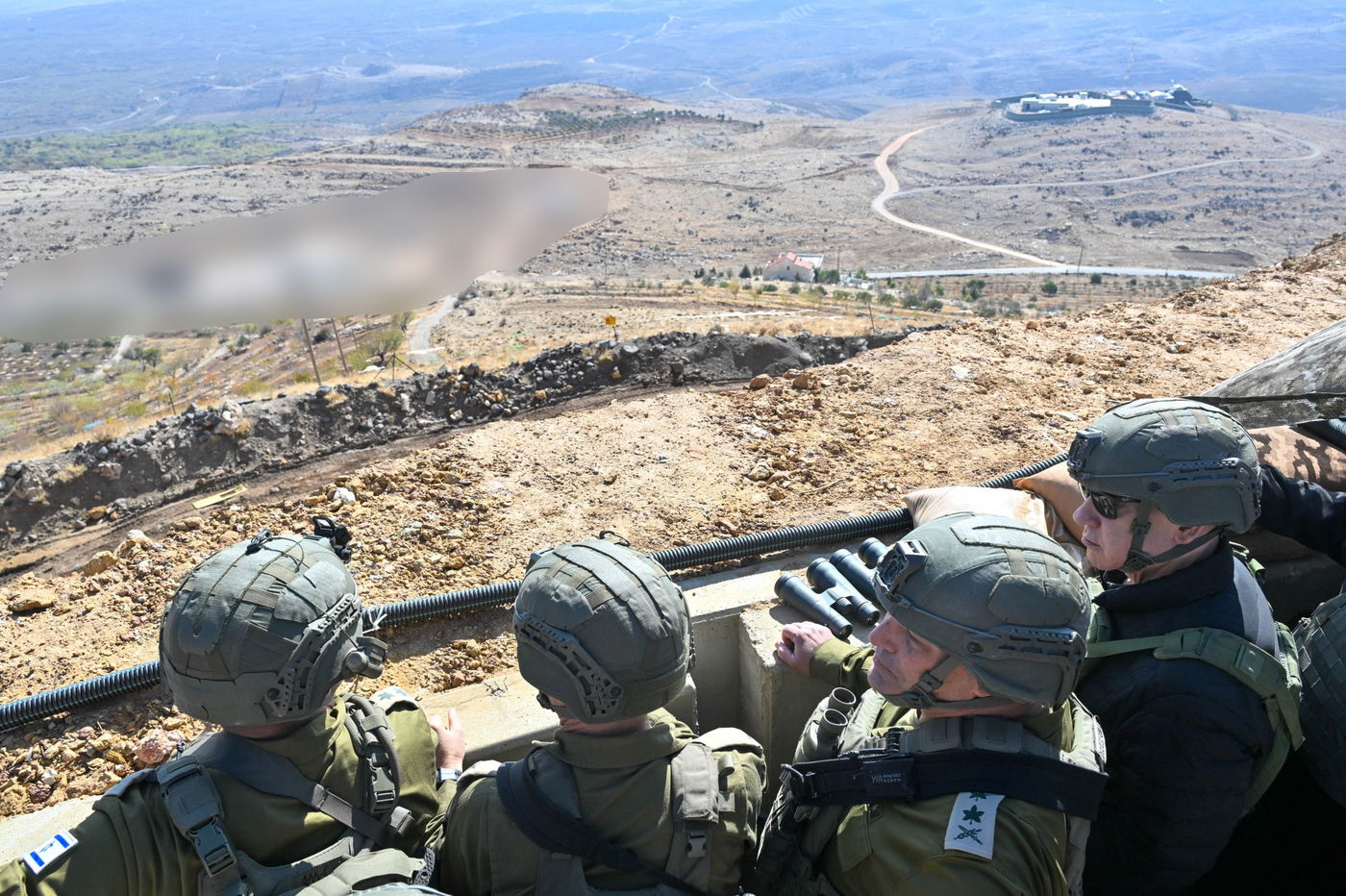 הסיור של רה"מ והצמרת הבכירה בסוריה