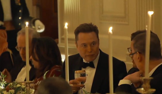 אילון מאסק בבית הלבן, אמש