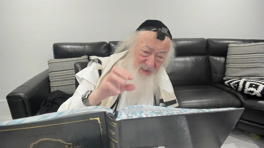 הרב יעקב דוד סטפנסקי בשיעור על מסכת בכורות