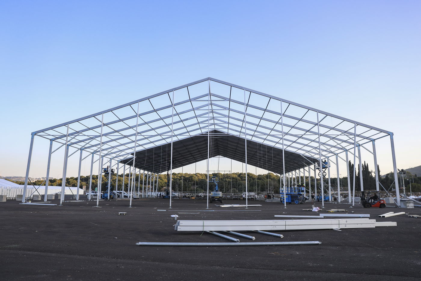 ההכנות במירון לבואו של האדמו"ר מסאטמר