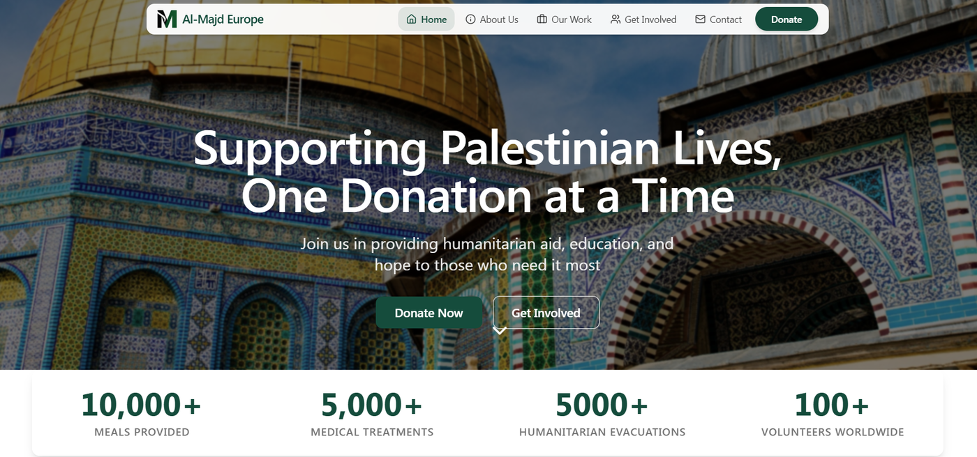 עמוד הבית באתר של החברה המסתורית