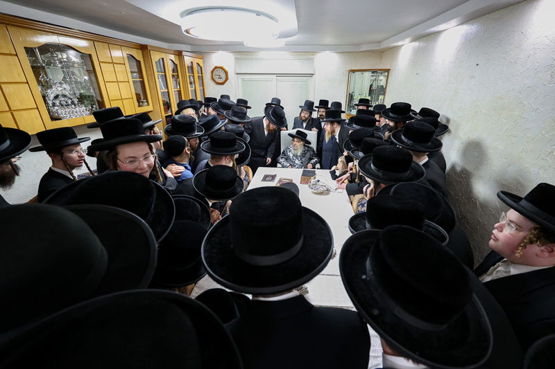 האדמו"ר מסאטמר בביקור בבית שמש