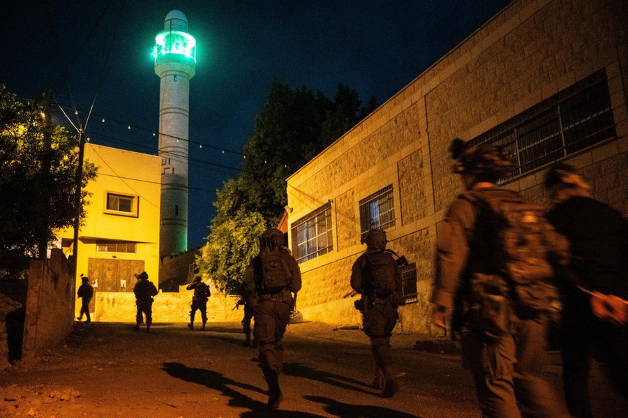 כוחות הביטחון פועלים בשכם