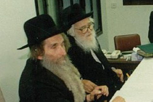 מרנן הגראמ"מ שך והגראי"ל שטיינמן זצ"ל, בשנת תשמ"ט