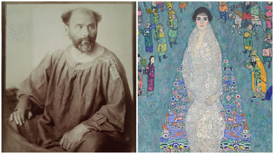 הדיוקן "אליזבת לדרר -והאמן האוסטרי גוסטב קלימט