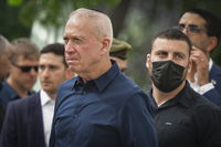 שר הביטחון לשעבר יואב גלנט