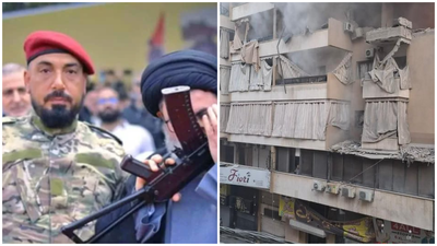 משמאל רמטכ"ל חיזבאללה היוצא - מימין זירת החיסול