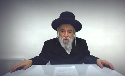 הגרי"מ ארלנגר בקריאה נרגשת