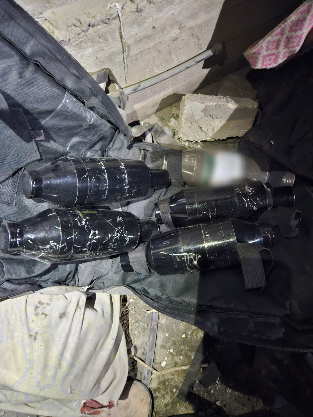 אמצעי לחימה שאותרו על ידי הכוחות