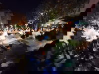 המהומות ברמת גן, הלילה