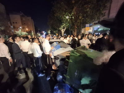 המהומות ברמת גן, הלילה