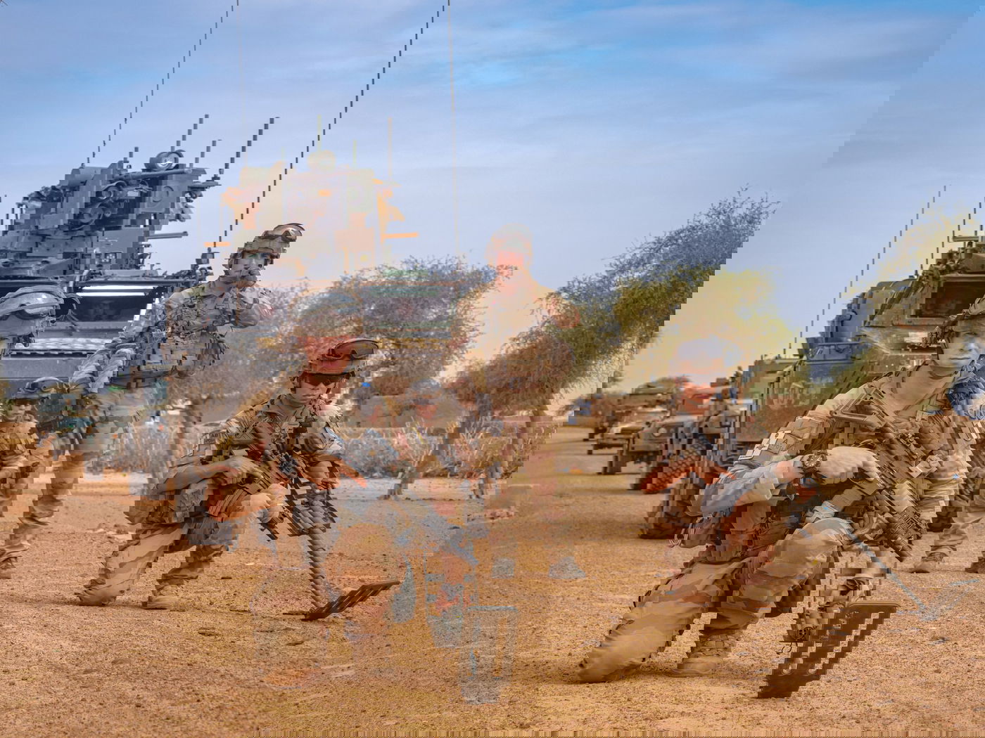 חיילים צרפתים במהלך מבצע ברקאן בניז'ר, 2020